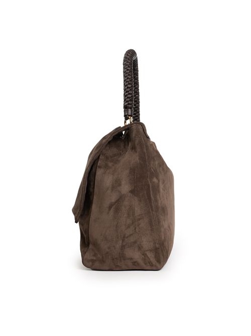 Borsa Sveva Peach XL a spalla in suede con tracolla ORCIANI | B02185 PEOTMO